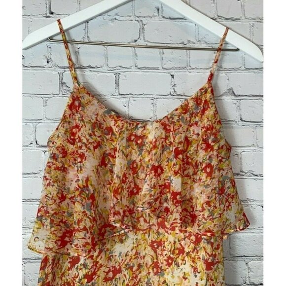 BCBGeneration Womens’ Yellow Red Floral Sundress Dress Size XXS - Picture 2 of 8